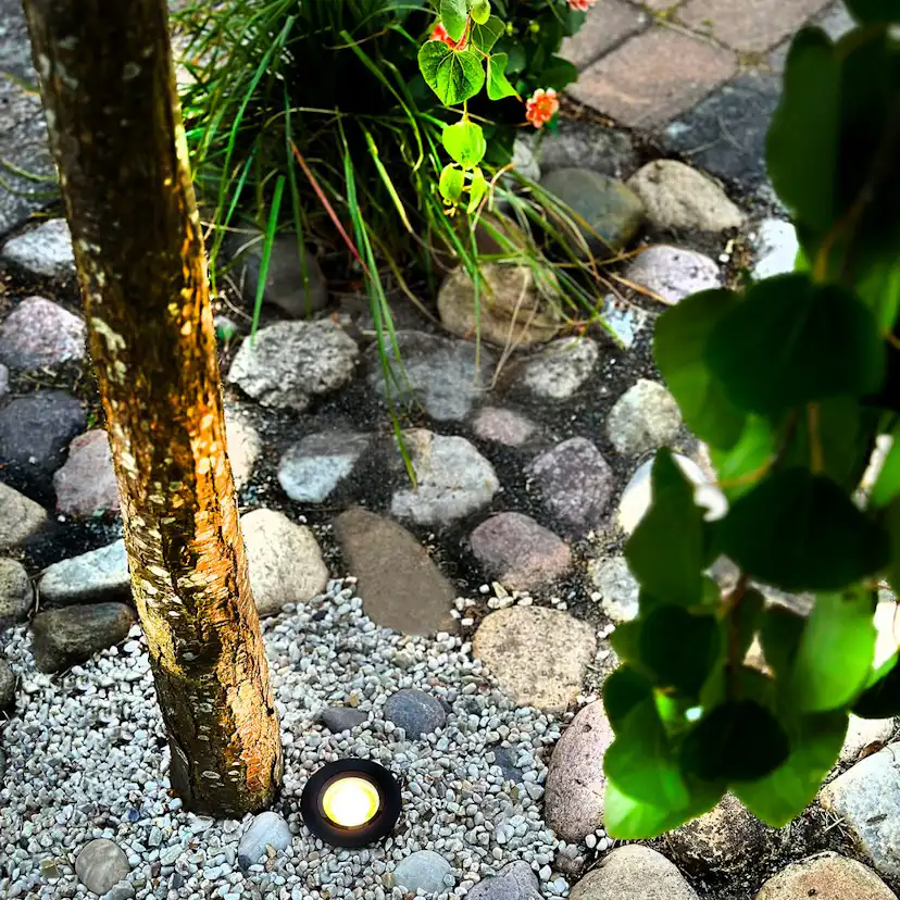 In-ground spot LightsOn Onyx, Mörkgrå