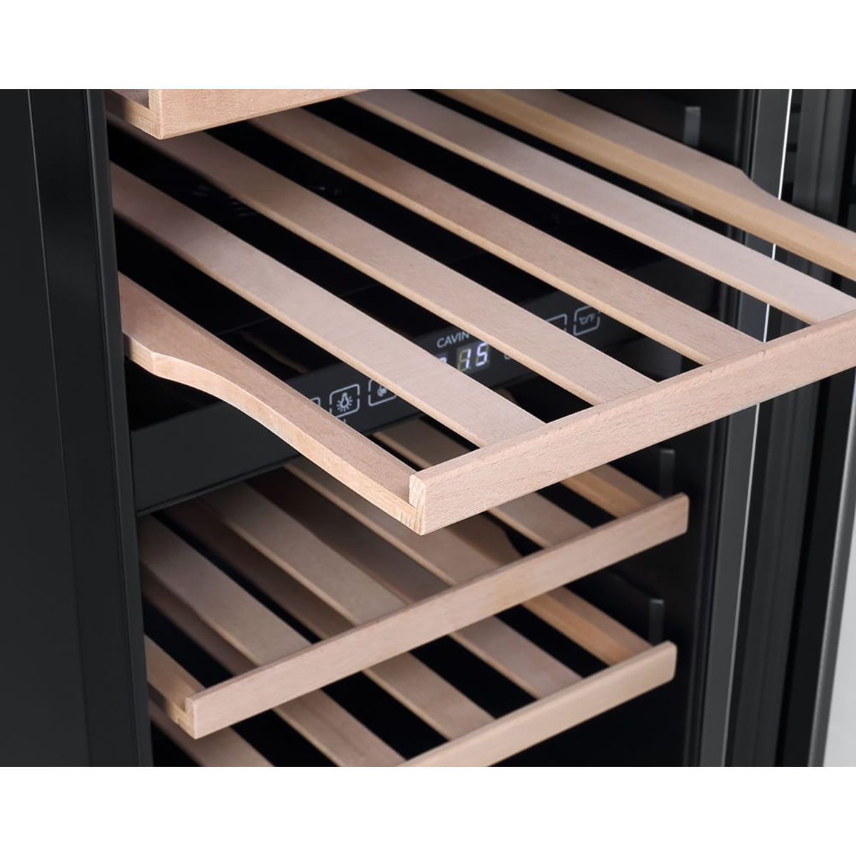 Vinkyl Cavin Arctic Collection 40D Fullglass Svart Inbyggbar med 2 Zoner
