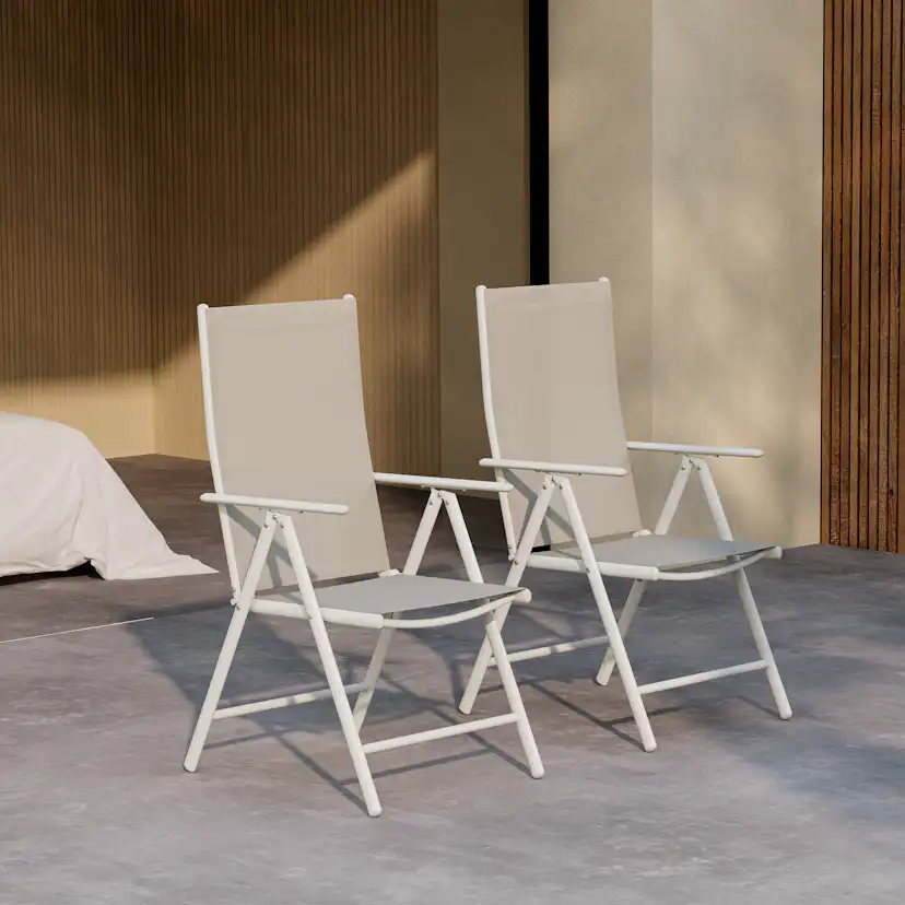 Break Diningchair 2-Pack - Beige / Beige Beige