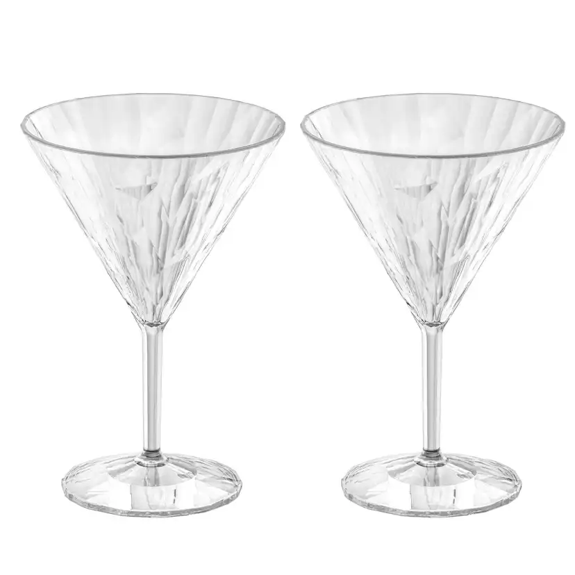 Martiniglas Koziol Club No. 12 250 ml Crystal Clear 2-pack