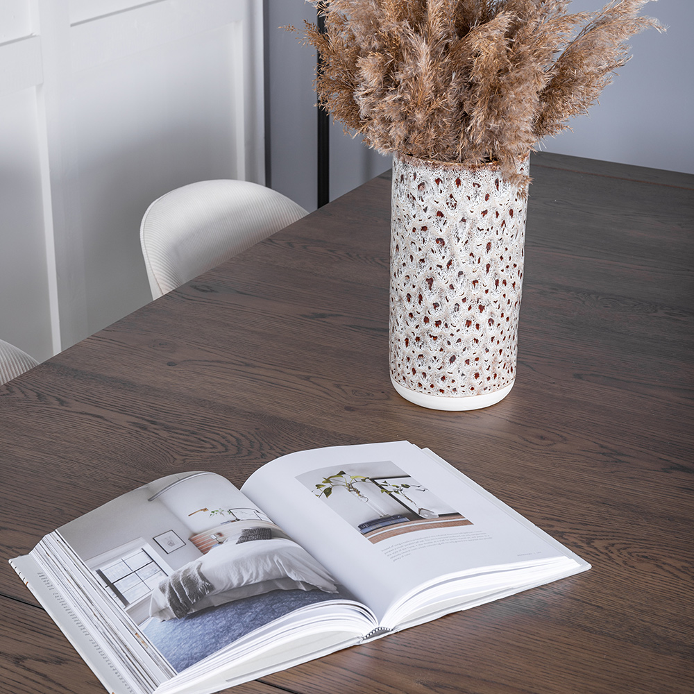 Matgrupp Venture Home Slider med 6 Velvet Stolar