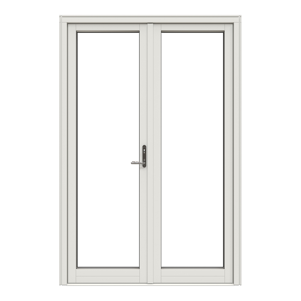 Parfönsterdörr NorDan NTech Helglasad Aluminium