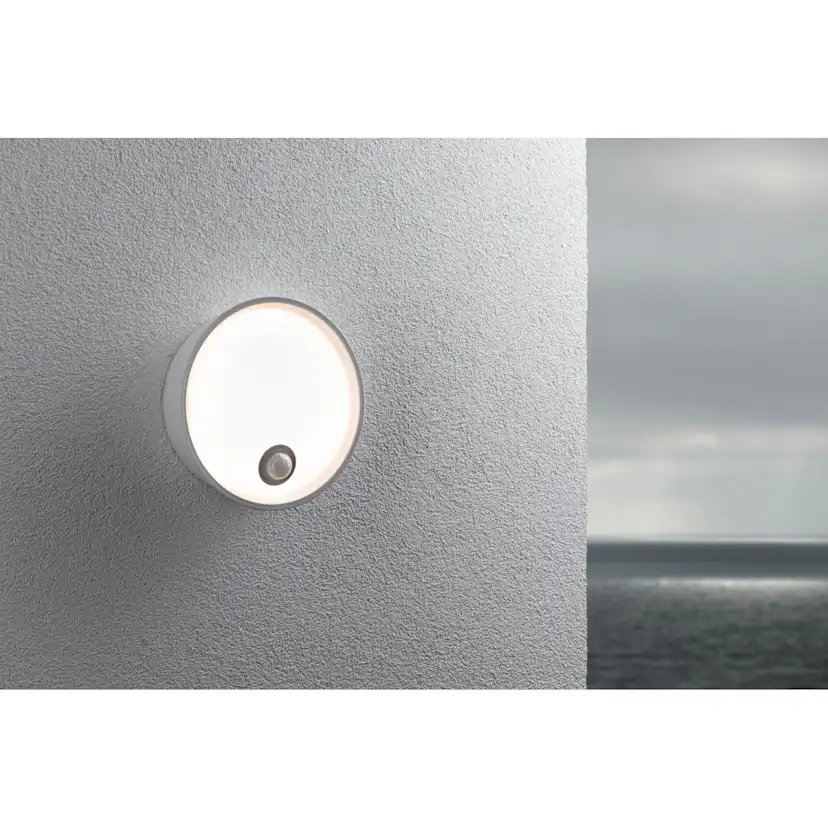 Fasadbelysning LED Paulmann Platomo Seawater Resistant IP44 230V Design: med Skymningsstyrd Rörelsedetektor, Färg: Vit