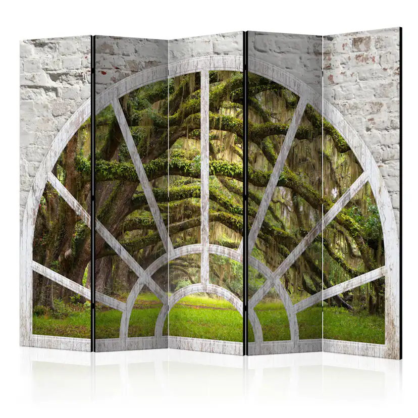 Rumsavdelare Skärmvägg Arkiio Window to Secret Forest II 225x172 cm