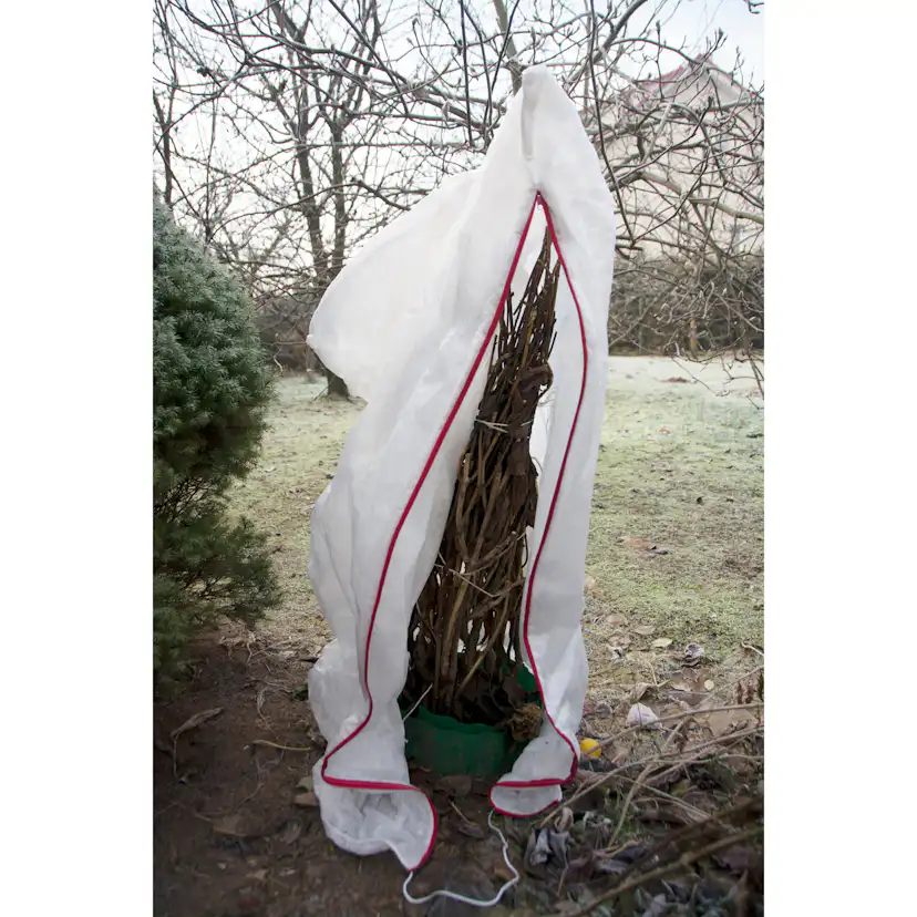 Fiberdukshuvua Jabo Agrimpex med Dragkedja Vit