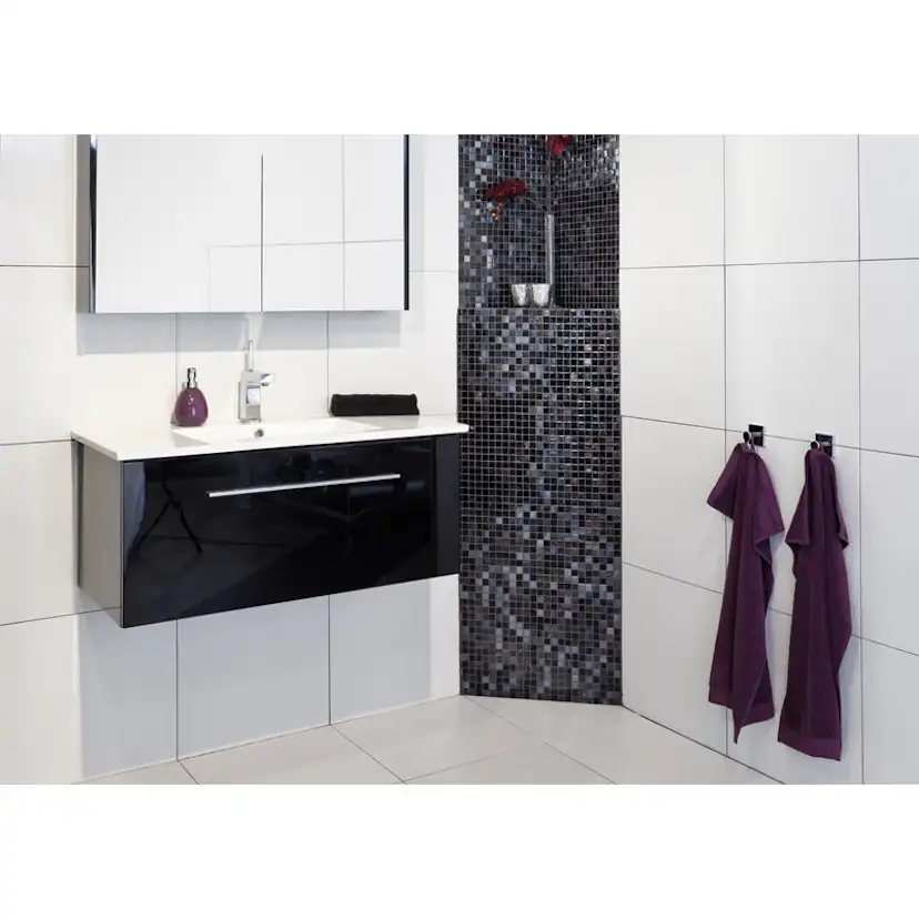 Klinker Konradssons Bisazza Iside Svart Mix 2x2 cm