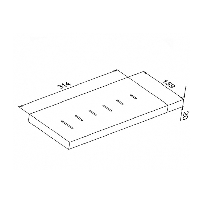 Knivblock DecoSteel Manhattan