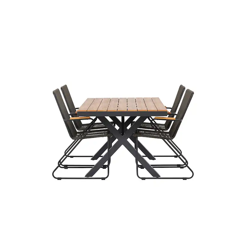 Matgrupp Venture Home Garcia Bord med 4 Bois Stolar