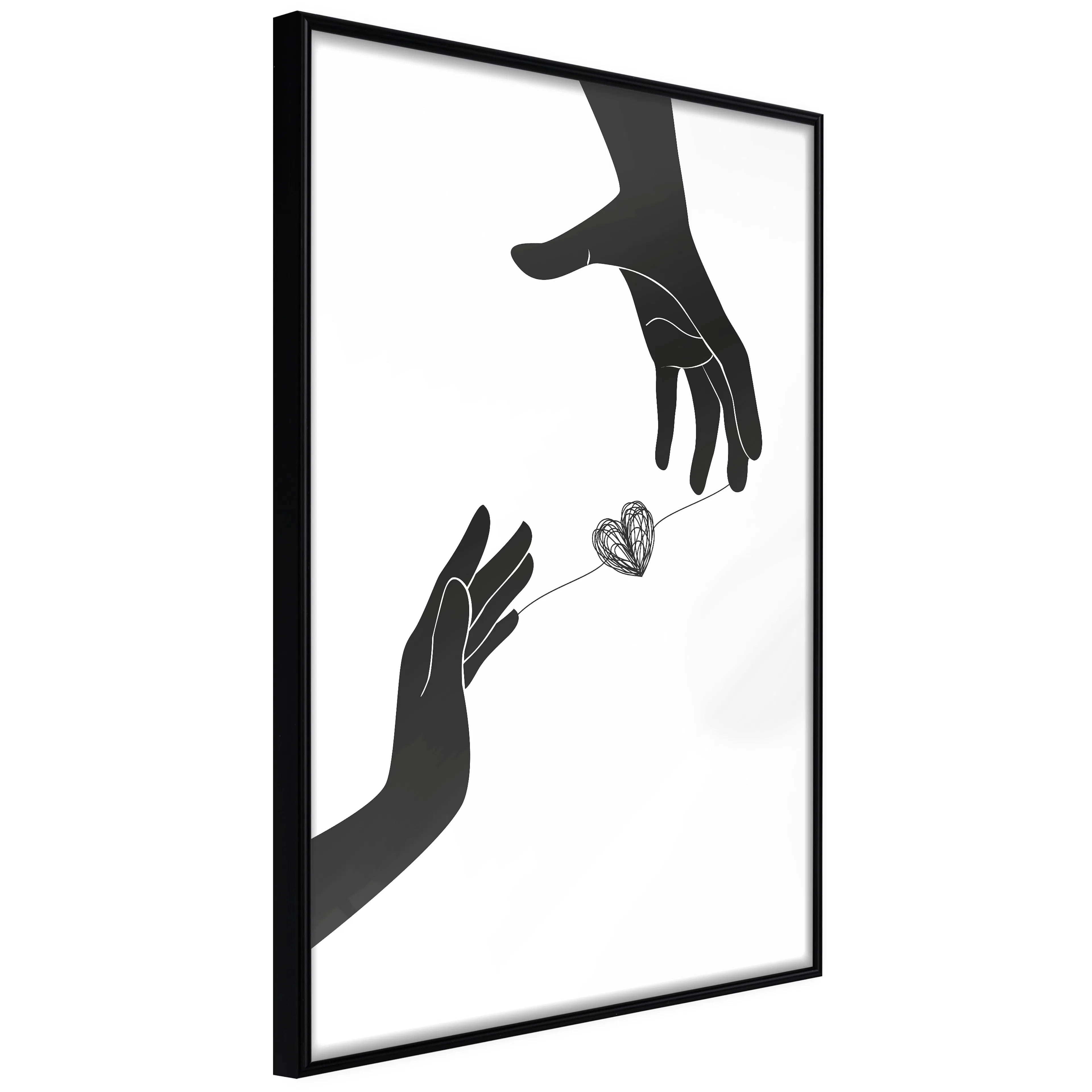 Affisch - Inseparable Love [Poster] 40x60 Svart ram, 40x60 cm