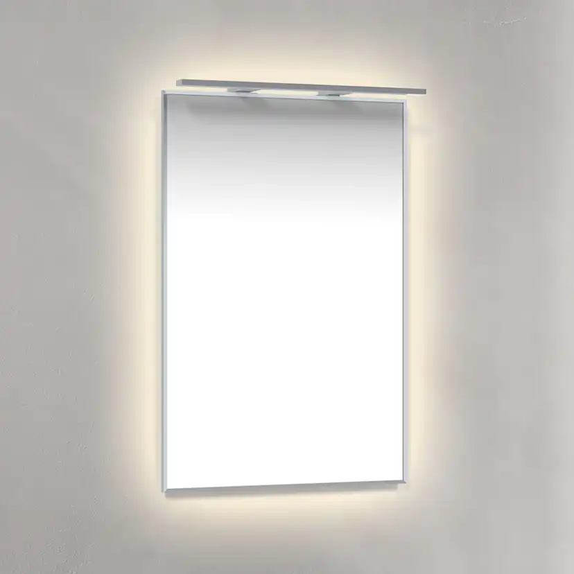 Spegel Macro Design Crown Ambilight Ramp-belysning Med Ram