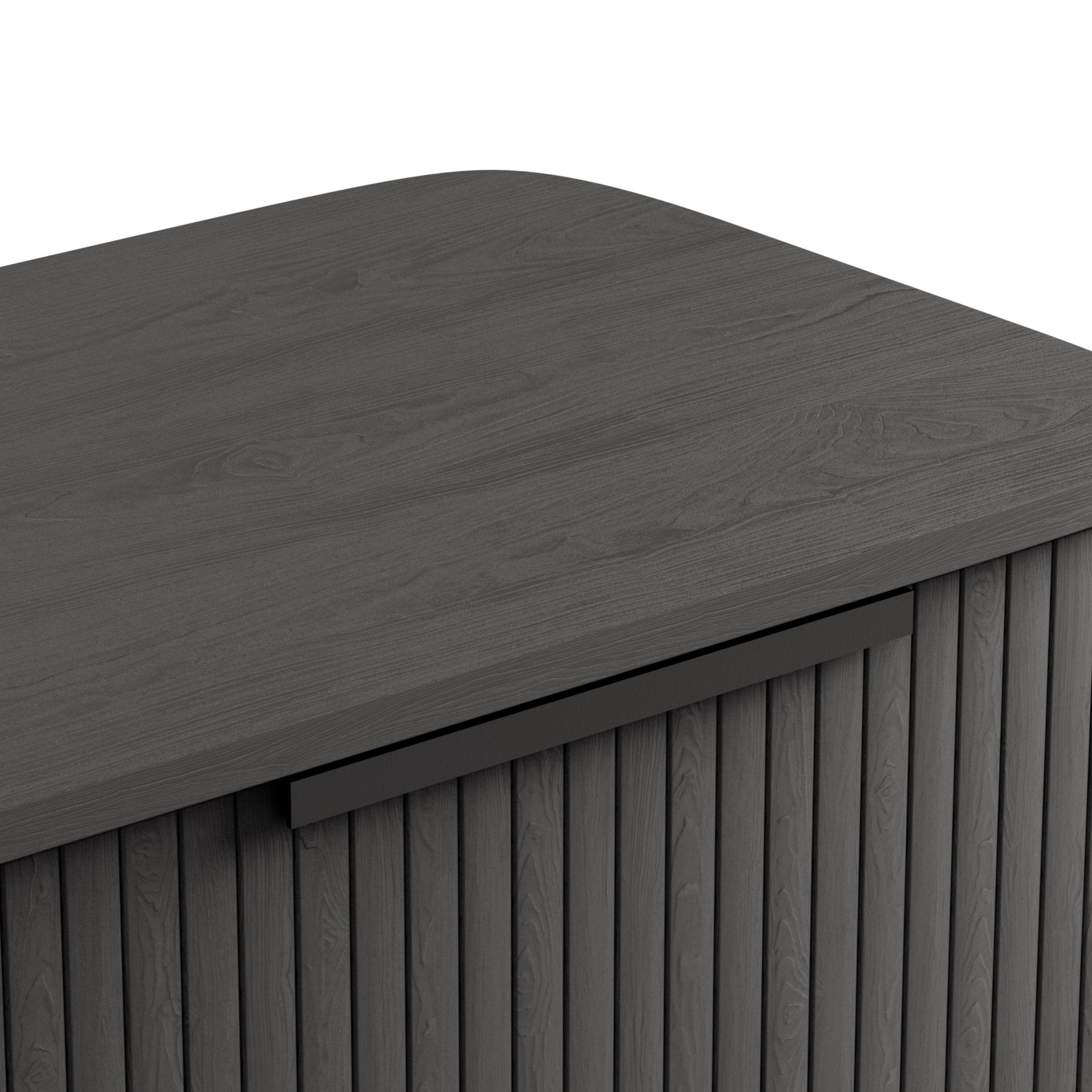 Sideboard Bark Kopparbo Ribbad med Förvaring 160cm