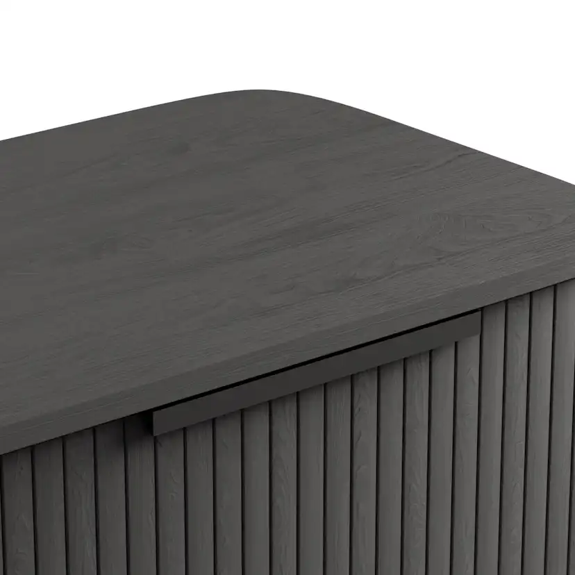 Sideboard Bark Kopparbo Ribbad med Förvaring 160cm