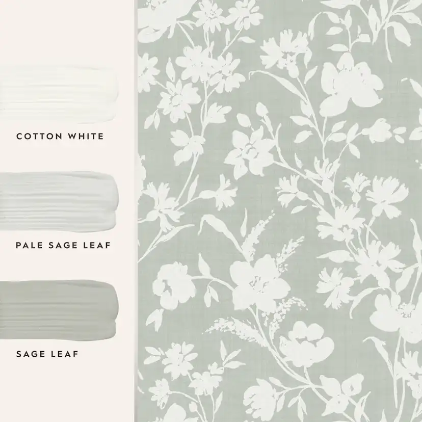 Tapet Laura Ashley Rye Sage Grön 119855