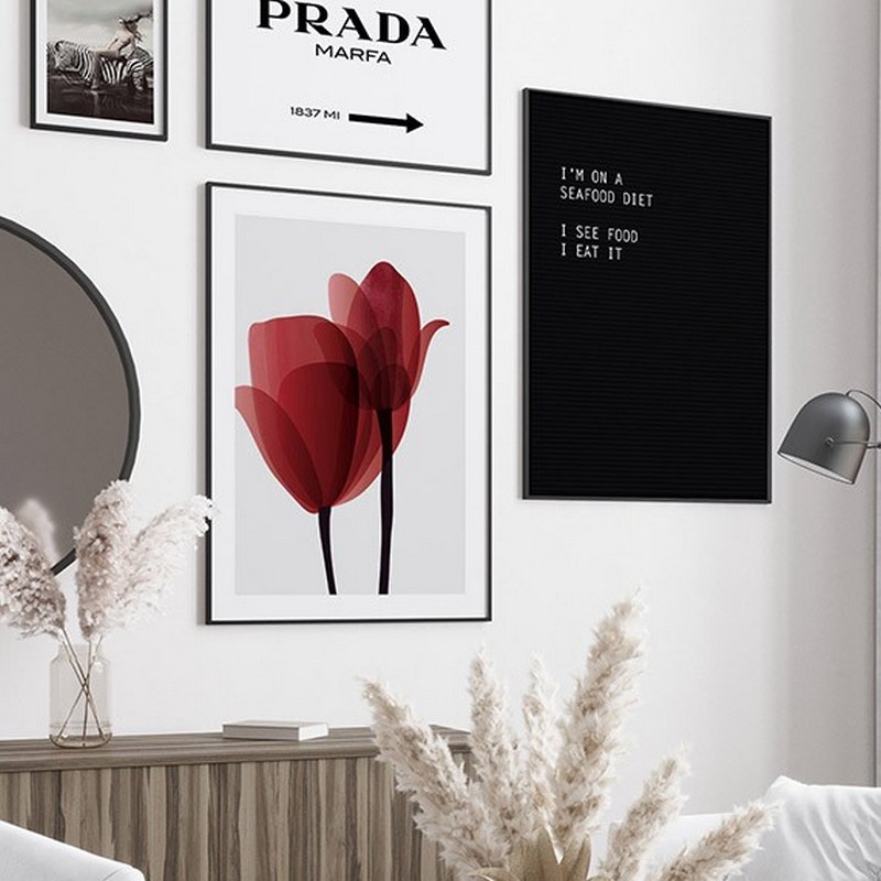 Poster Gallerix Red Tulips No1