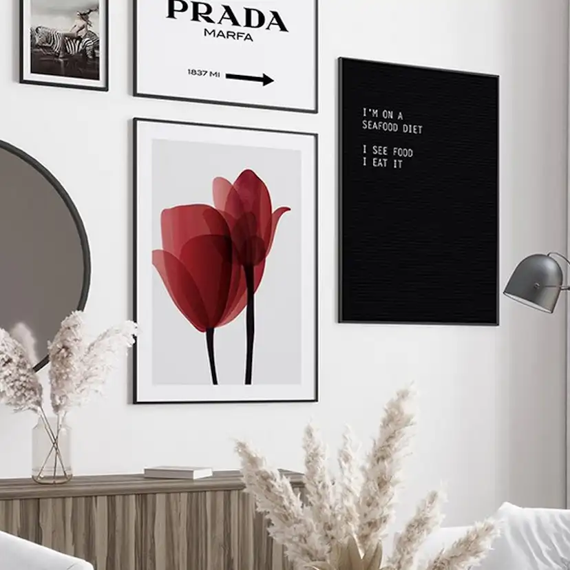Poster Gallerix Red Tulips No1