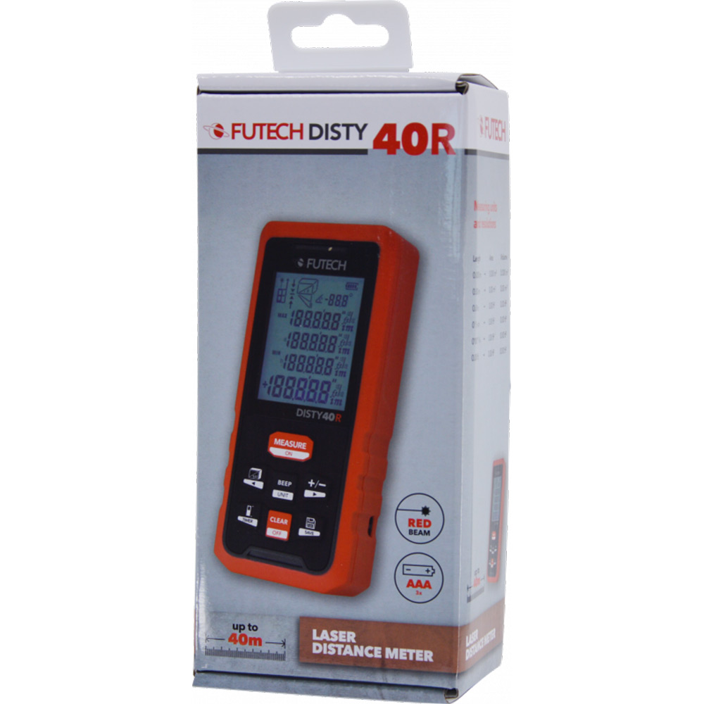 Avståndsmätare Futech Disty 40R Laser 40 m