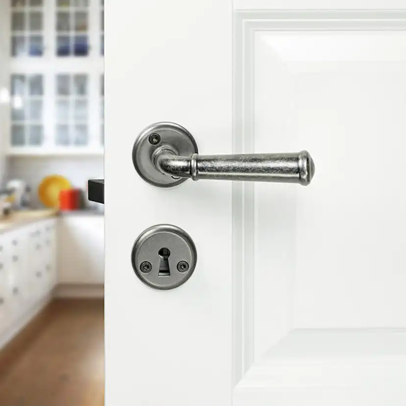 Dörrhandtag Beslag Design Hampton Antik Tenn