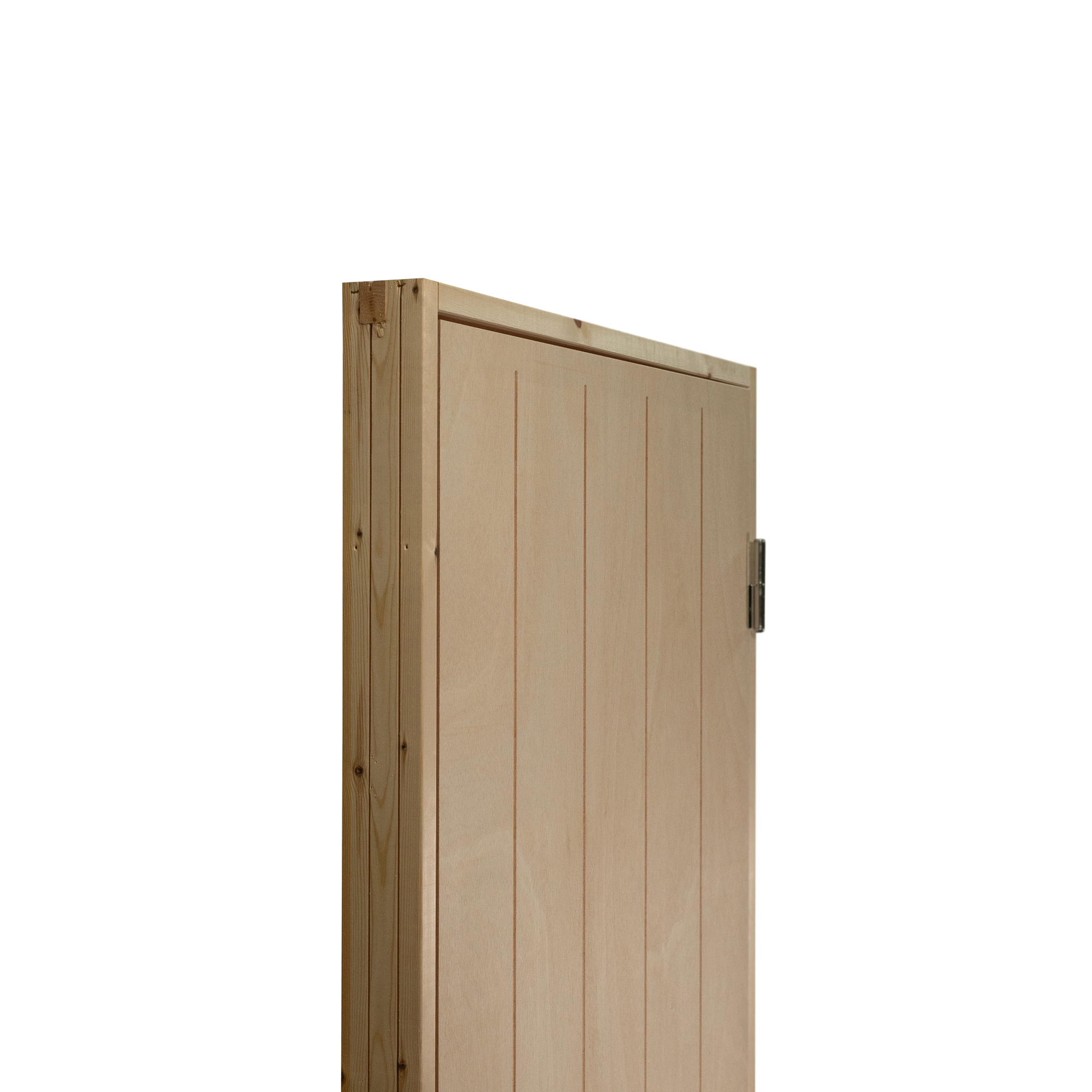 Varmförrådsdörr Jabo Obehandlad Spårfräst Plywood 9x20 dm