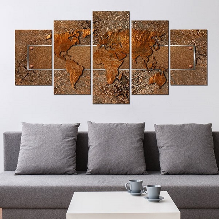 Tavla - Brown Escapade 200x100 200x100 cm