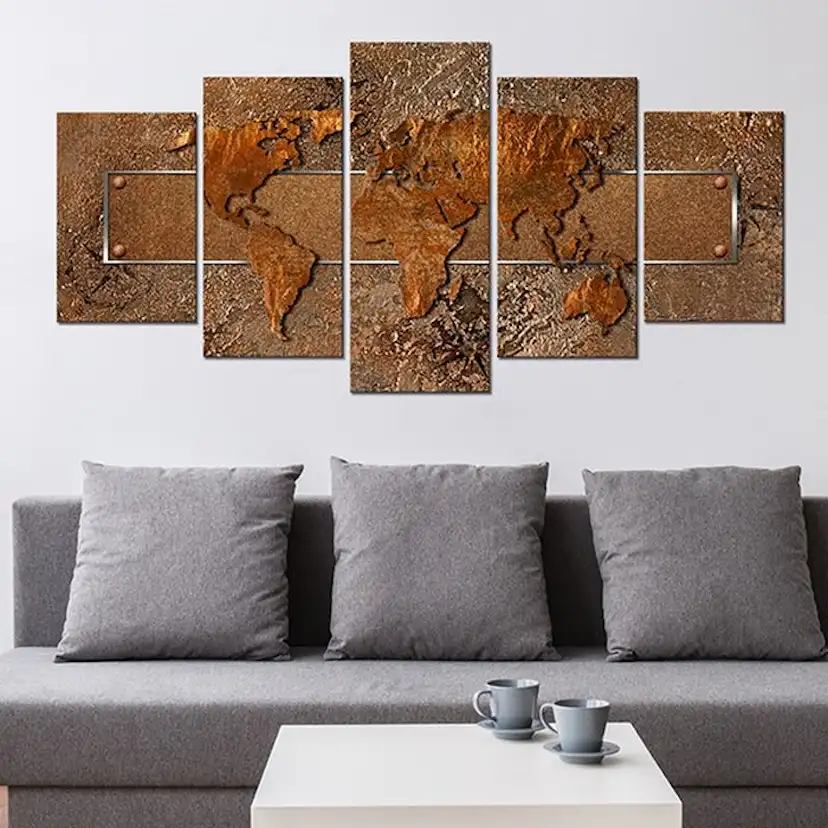 Tavla - Brown Escapade 200x100 200x100 cm