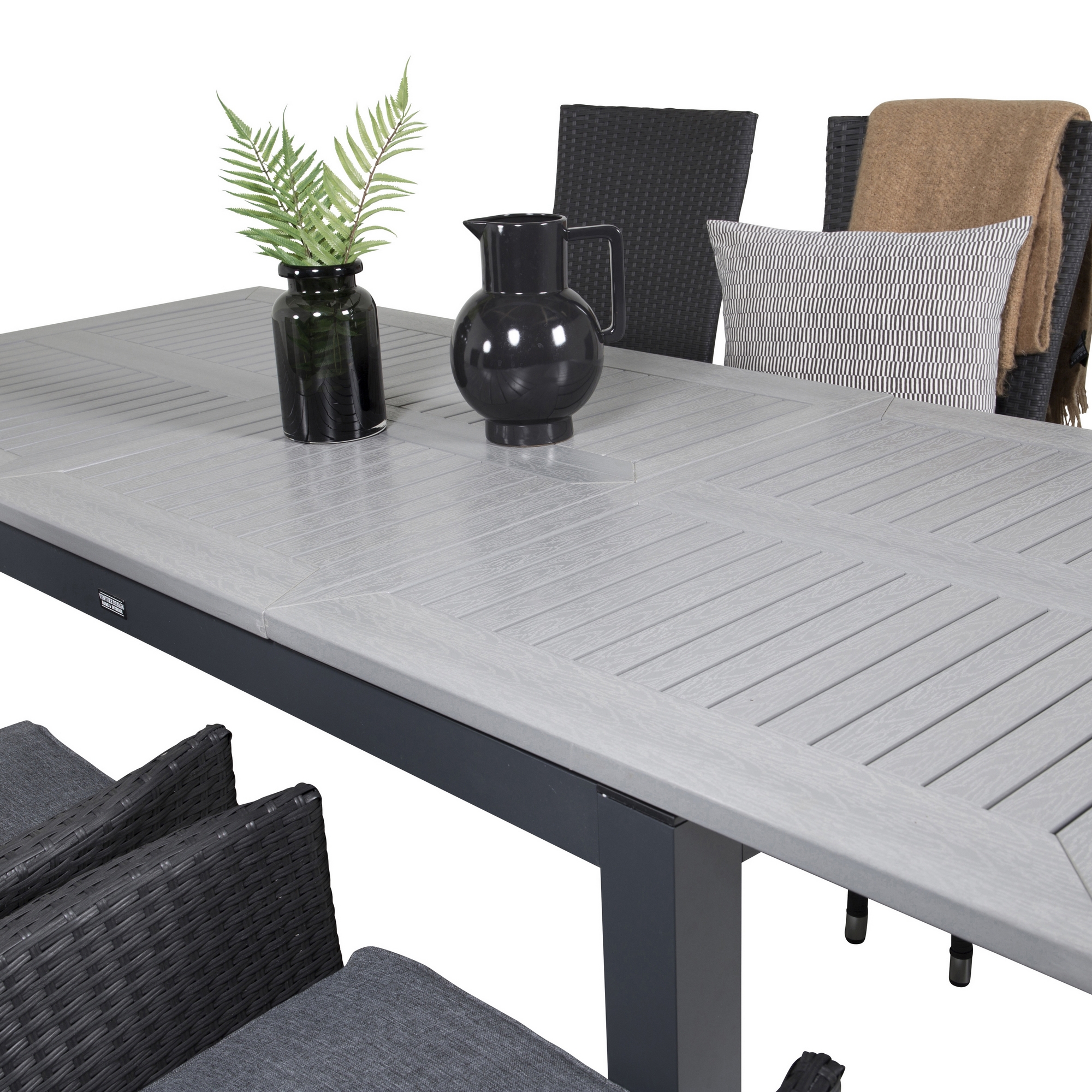 Matgrupp Venture Home Aleyna 160/240 med 6 Pishi Matstolar