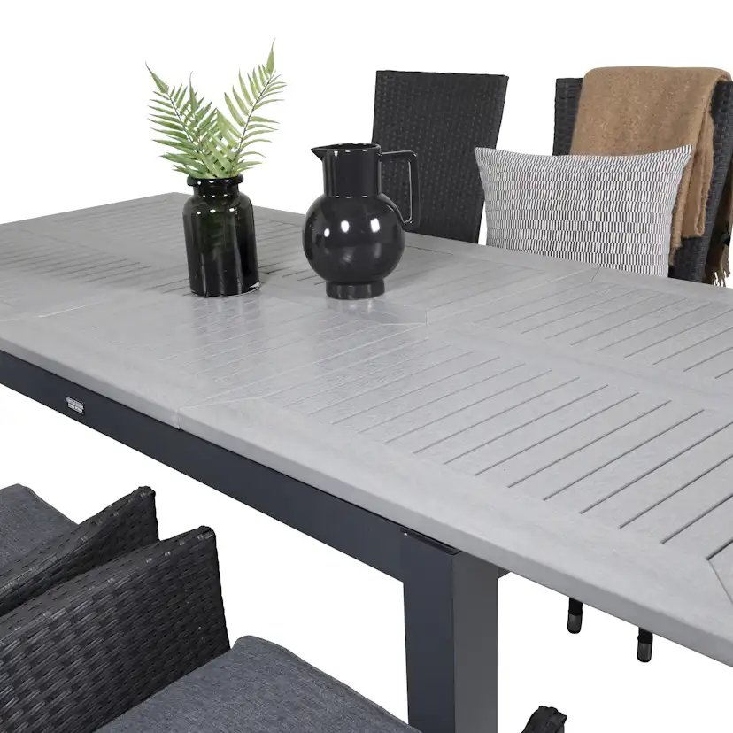 Matgrupp Venture Home Aleyna 160/240 med 6 Pishi Matstolar