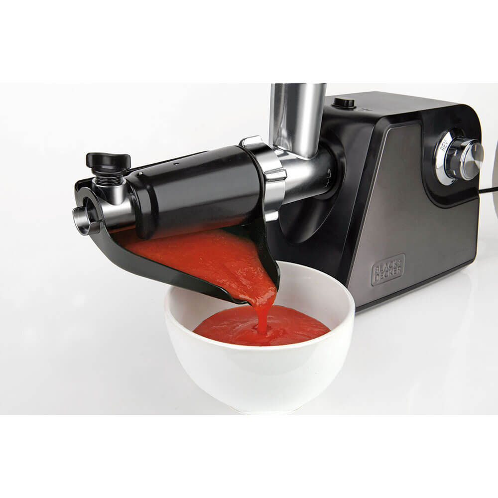 Köttkvarn Black+Decker 1000W Inkl Kit för Tomatsås 41 x 14 x 35 cm