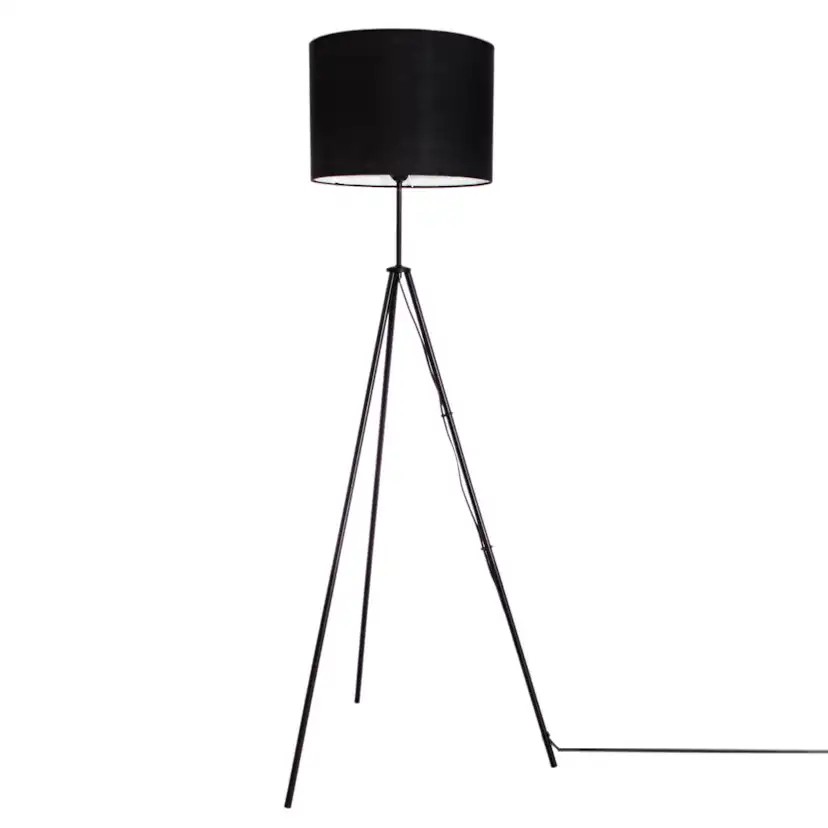 Rina golvlampa svart/vit Svart/Vit