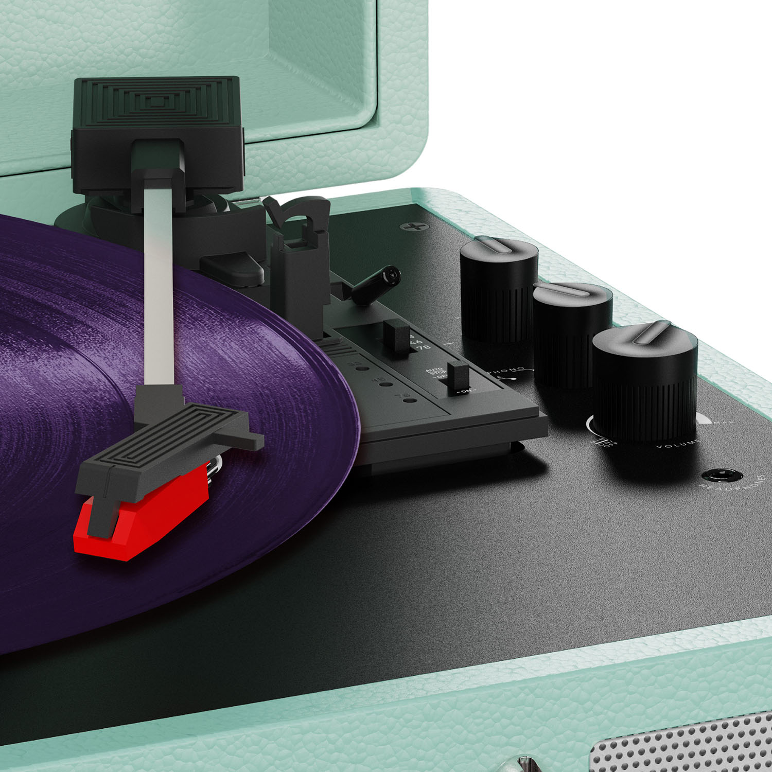 MIXX Vinyl Skivspelare Revival 55 Stereo Grön Färg: Grön