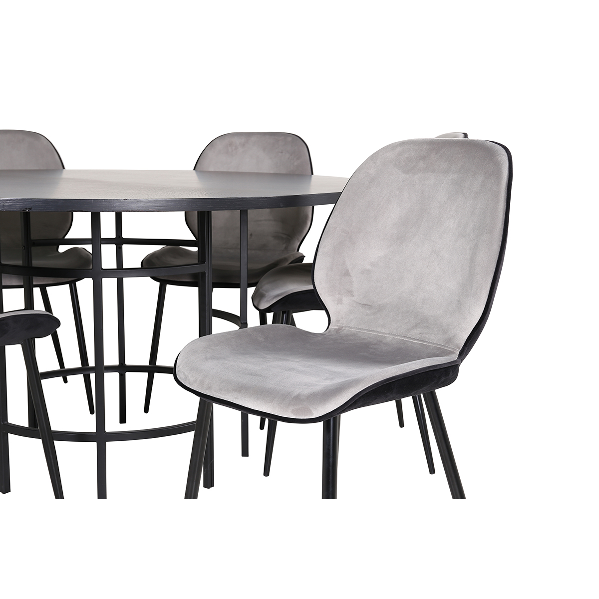 Matgrupp furniture/fashion Copenhagen Ø140 cm med 6 Emma Stolar