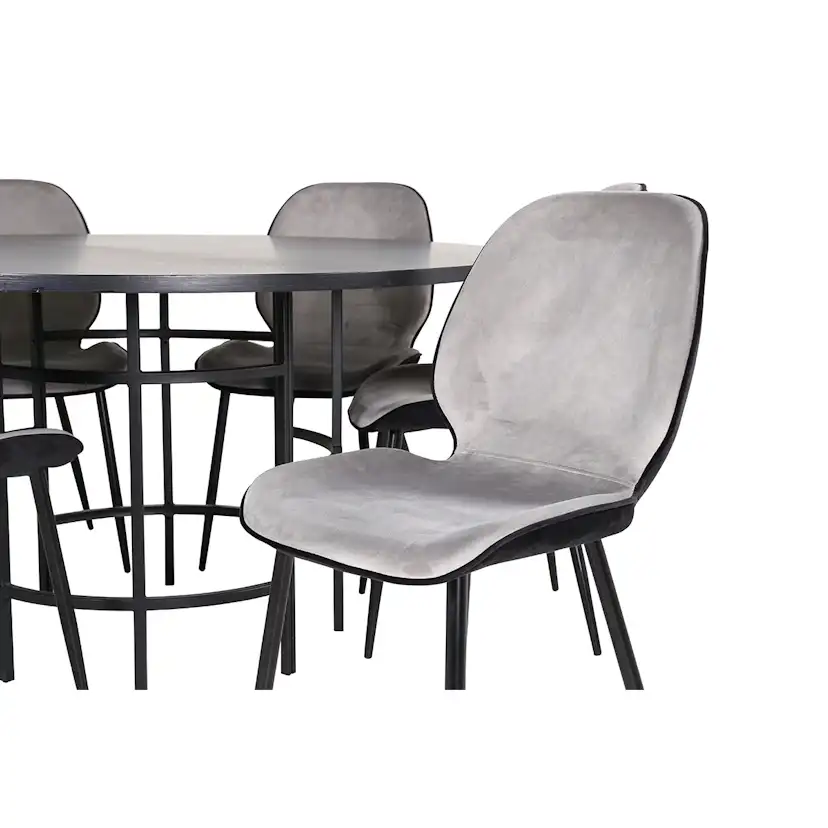 Matgrupp furniture/fashion Copenhagen Ø140 cm med 6 Emma Stolar
