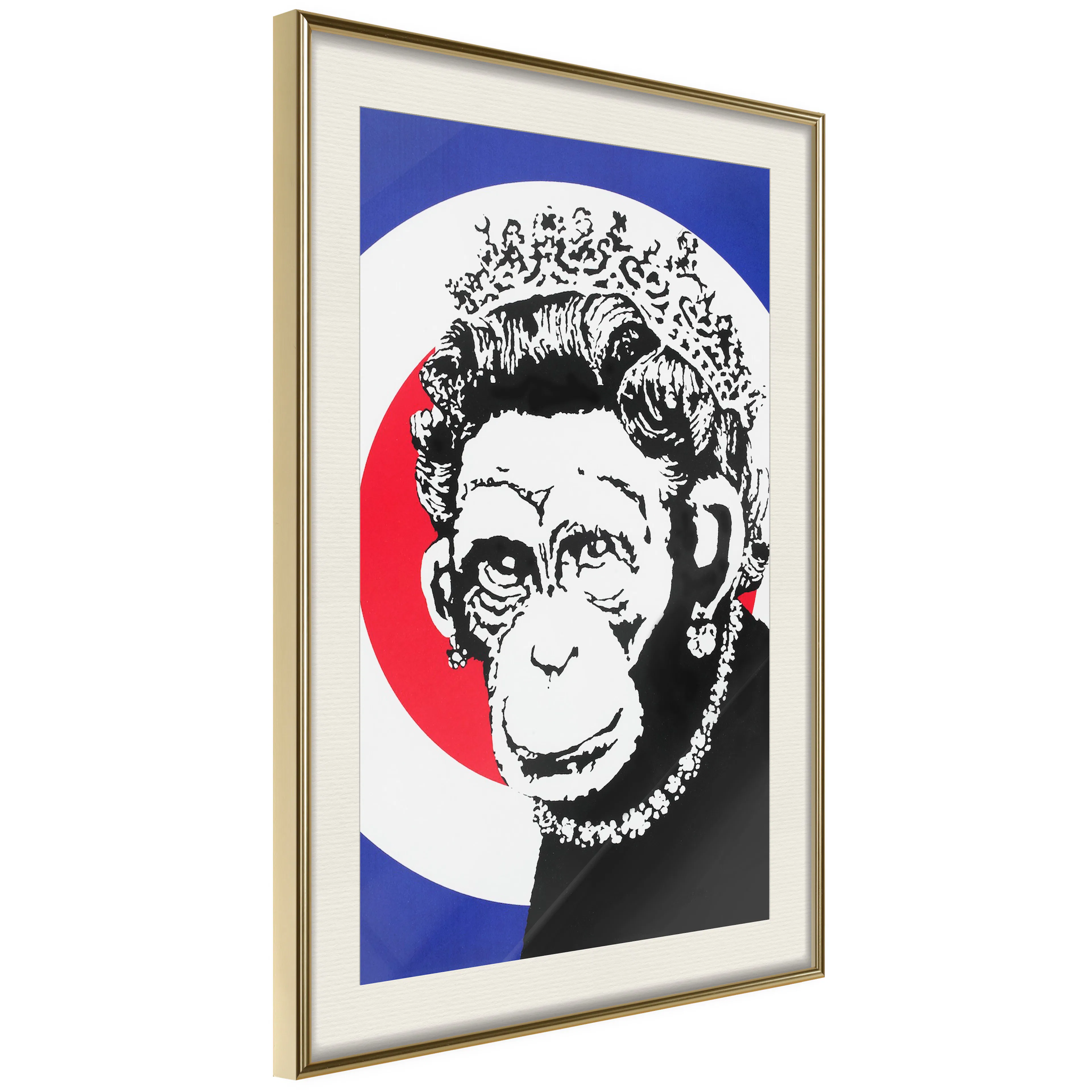 Poster Artgeist Affisch Queen of Monkeys