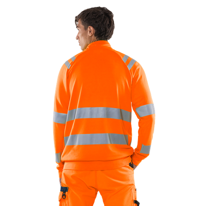 SWEATSHIRTJACKA KL 3 7863 GPSW Färg: Varselorange, Storlek: 2XL
