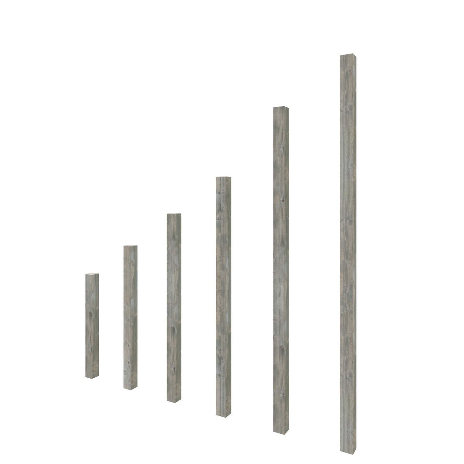 Stolpe Palmako Massivt Trä 70x70 mm