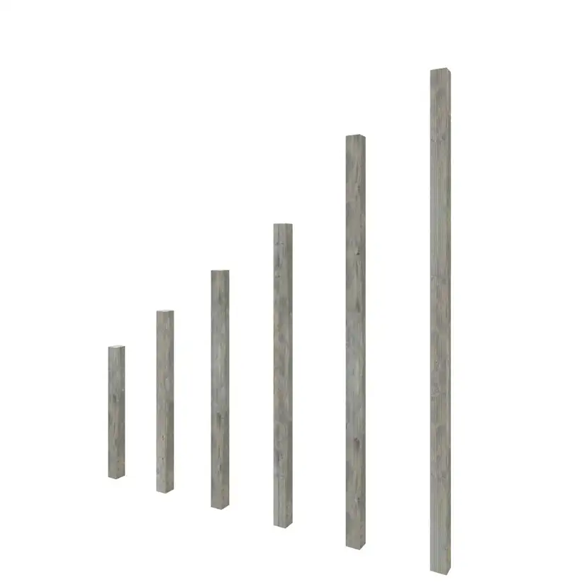 Stolpe Palmako Massivt Trä 70x70 mm