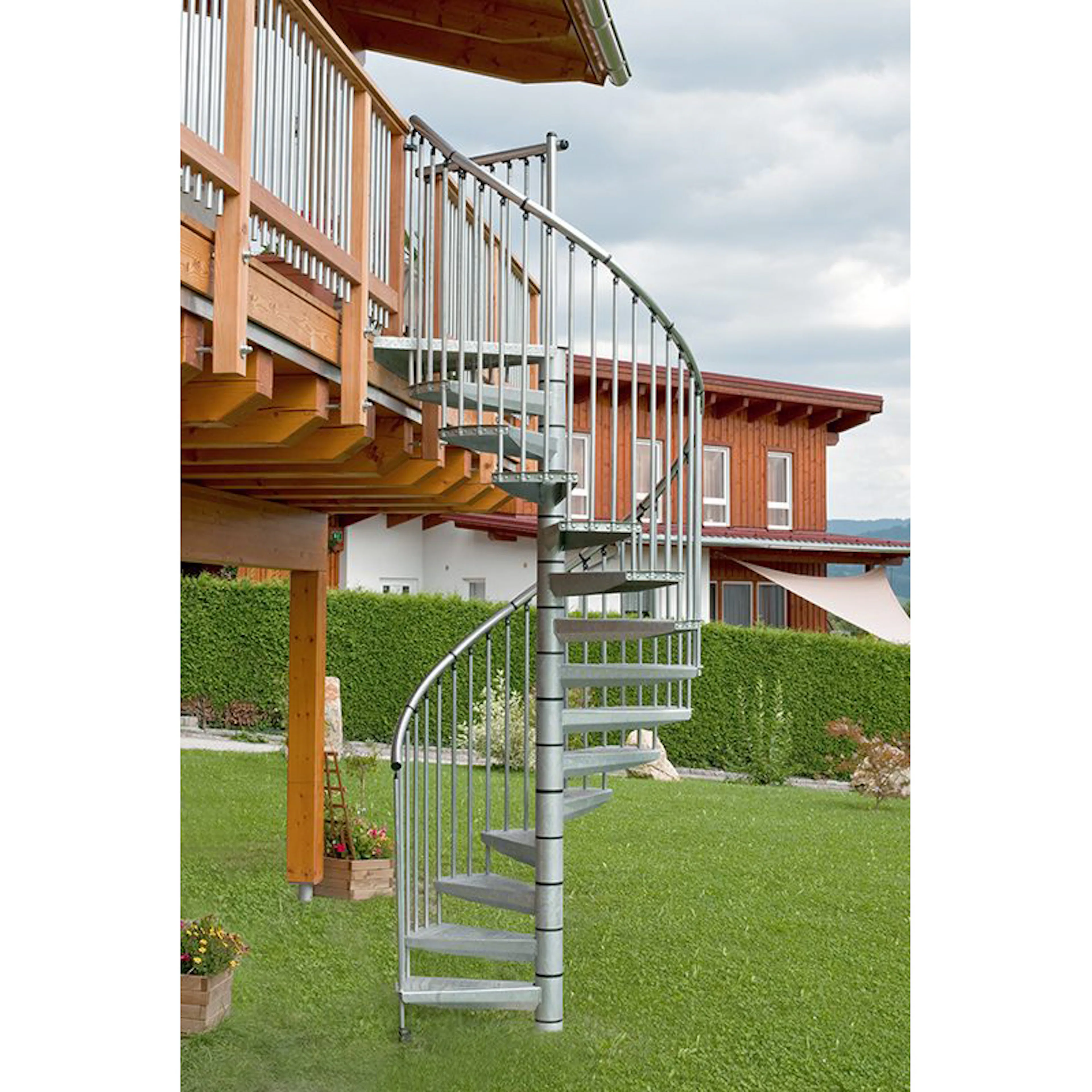 Royal Zink spiraltrappa - Ø1200 mm Spiraltrappa Royal Zink  Ø1200 mm