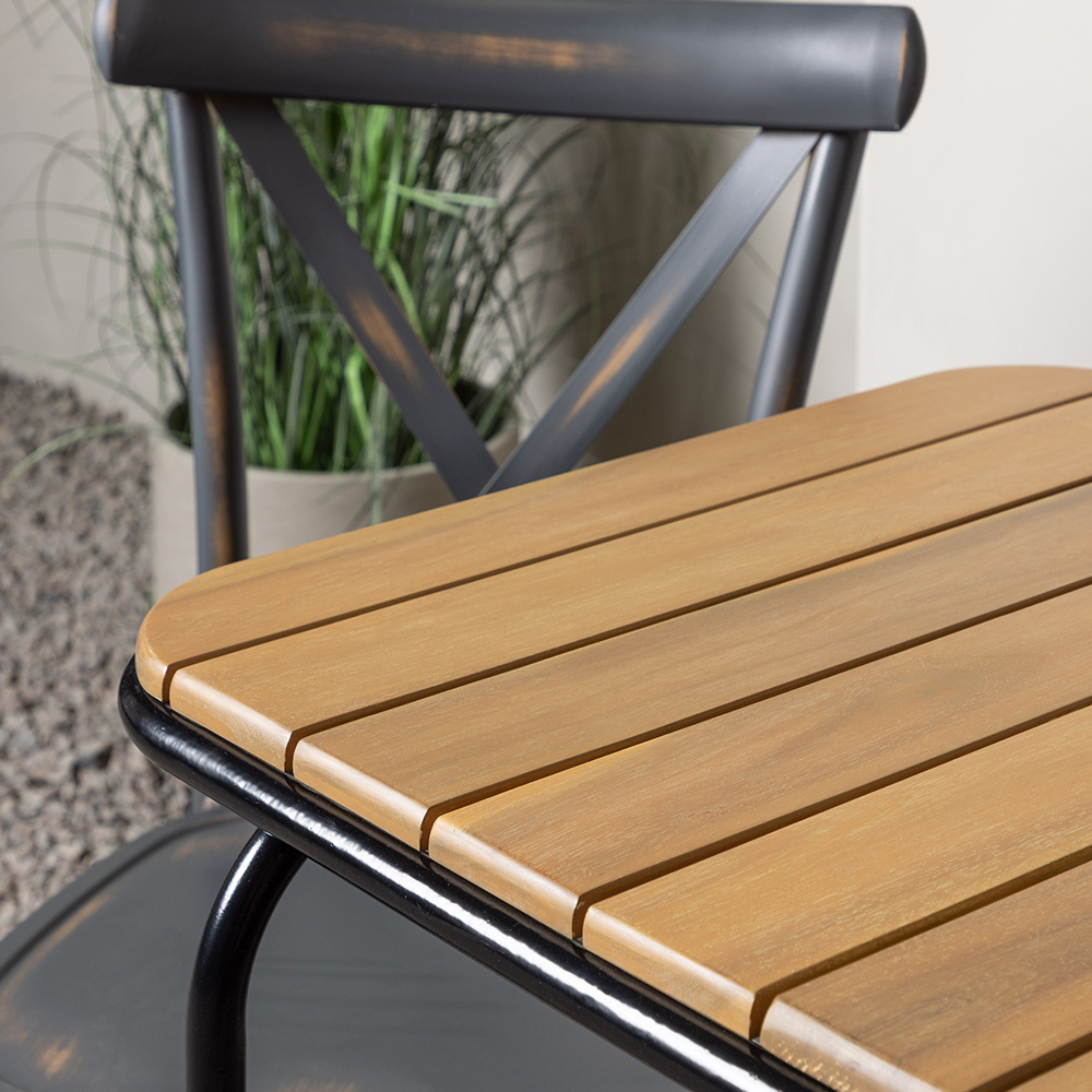Cafégrupp Venture Home Holmbeck Bord med 2 Tablas Stolar