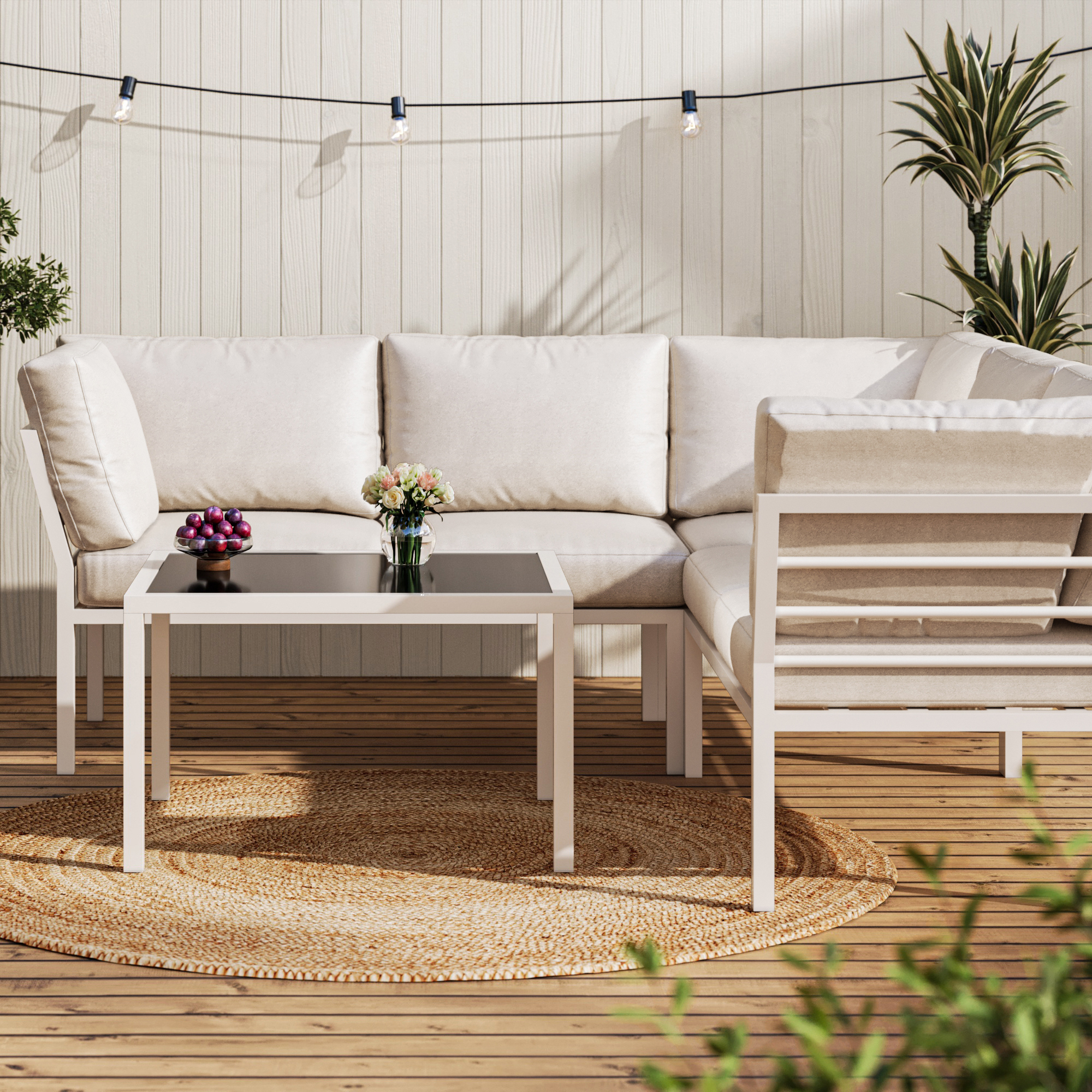 Loungegrupp Comfort Garden Ariany Soffgrupp Utomhus  5-sits