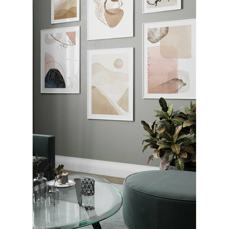 Poster Gallerix Mountain Shapes