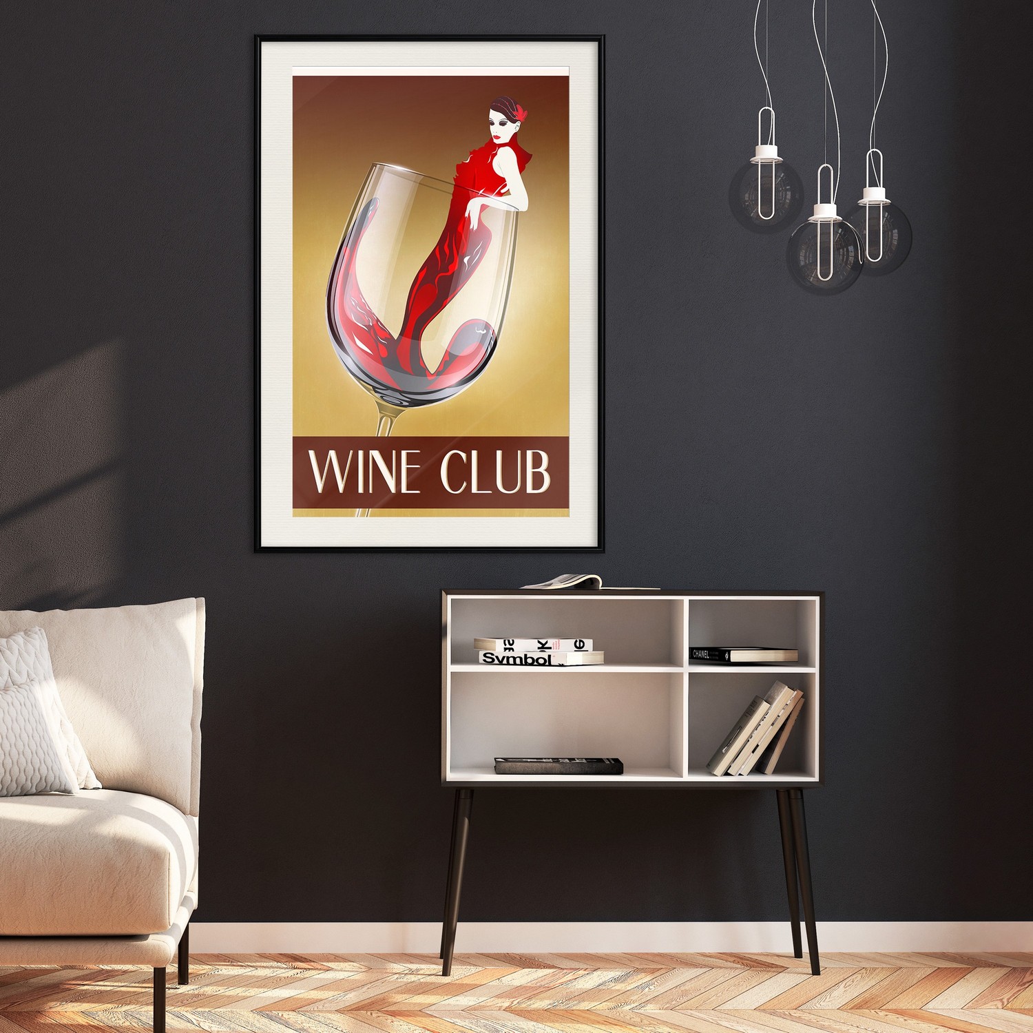 Poster Artgeist Affisch Wine Club