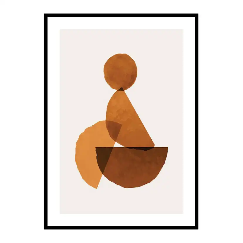 Poster Gallerix Abstract Maroon No1