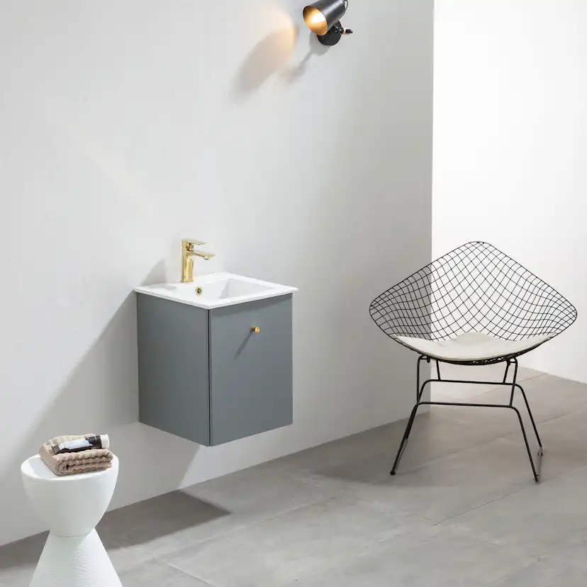 Tvättställskåp Bathlife Fröjd Grå