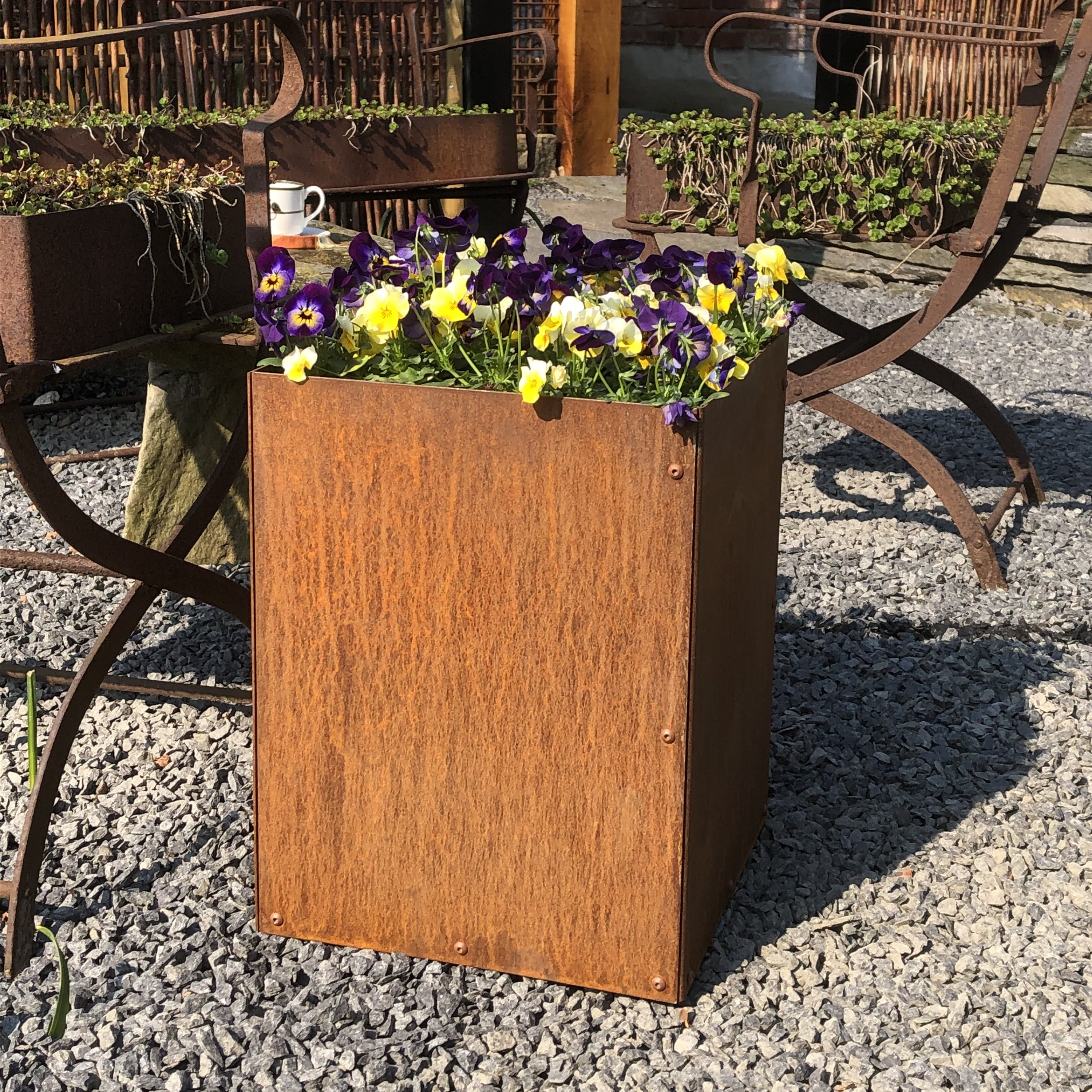 L-kruka Flexigarden Corten