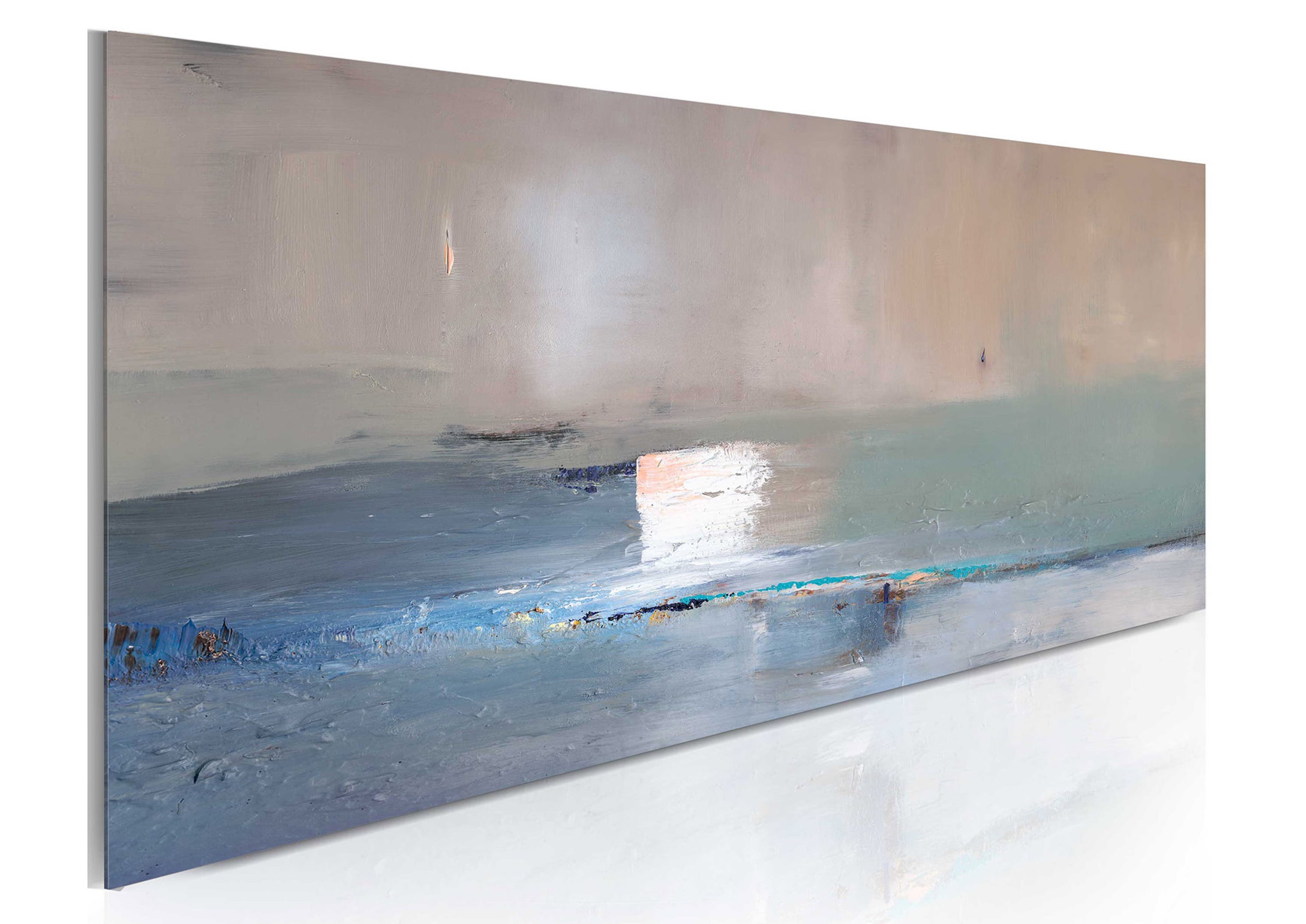 Första vågen handmålad tavla