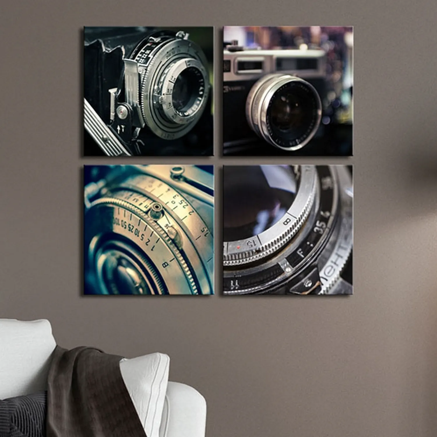 Tavlor inredning med tavelvägg