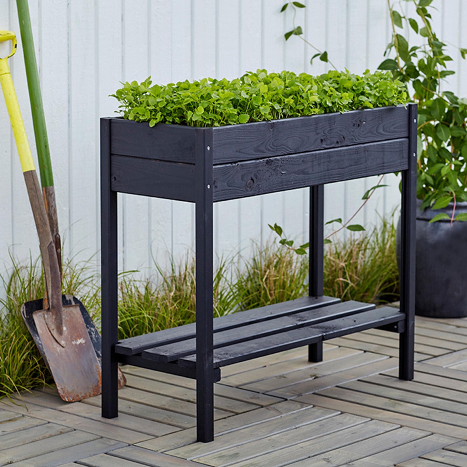 Inredning växthus - Blomlåda PLUS på ben