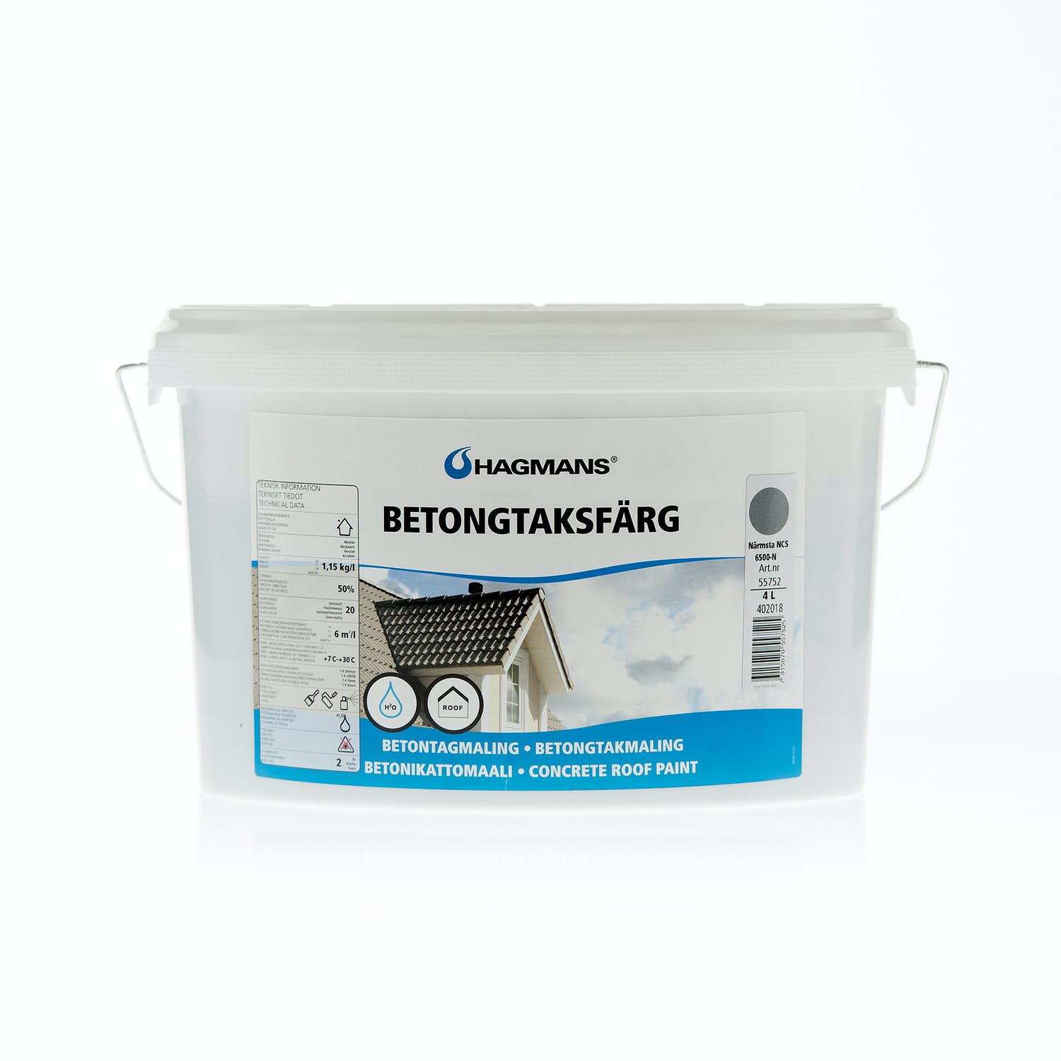 Måla takpannor med betongtakfärg