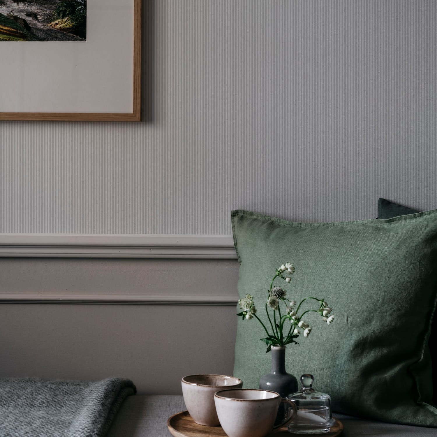 stilren tapet till hall