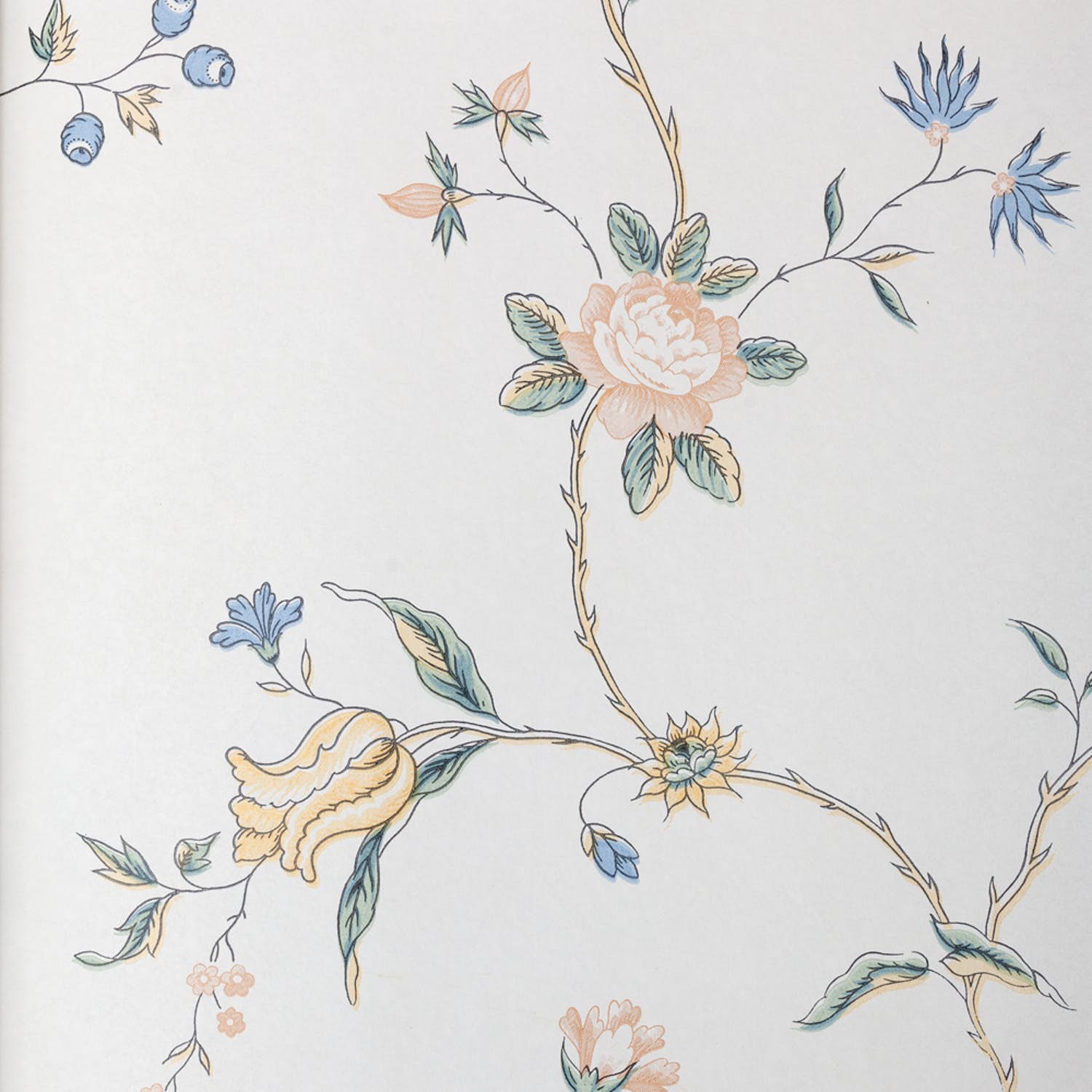 Fondtapet sovrum grå