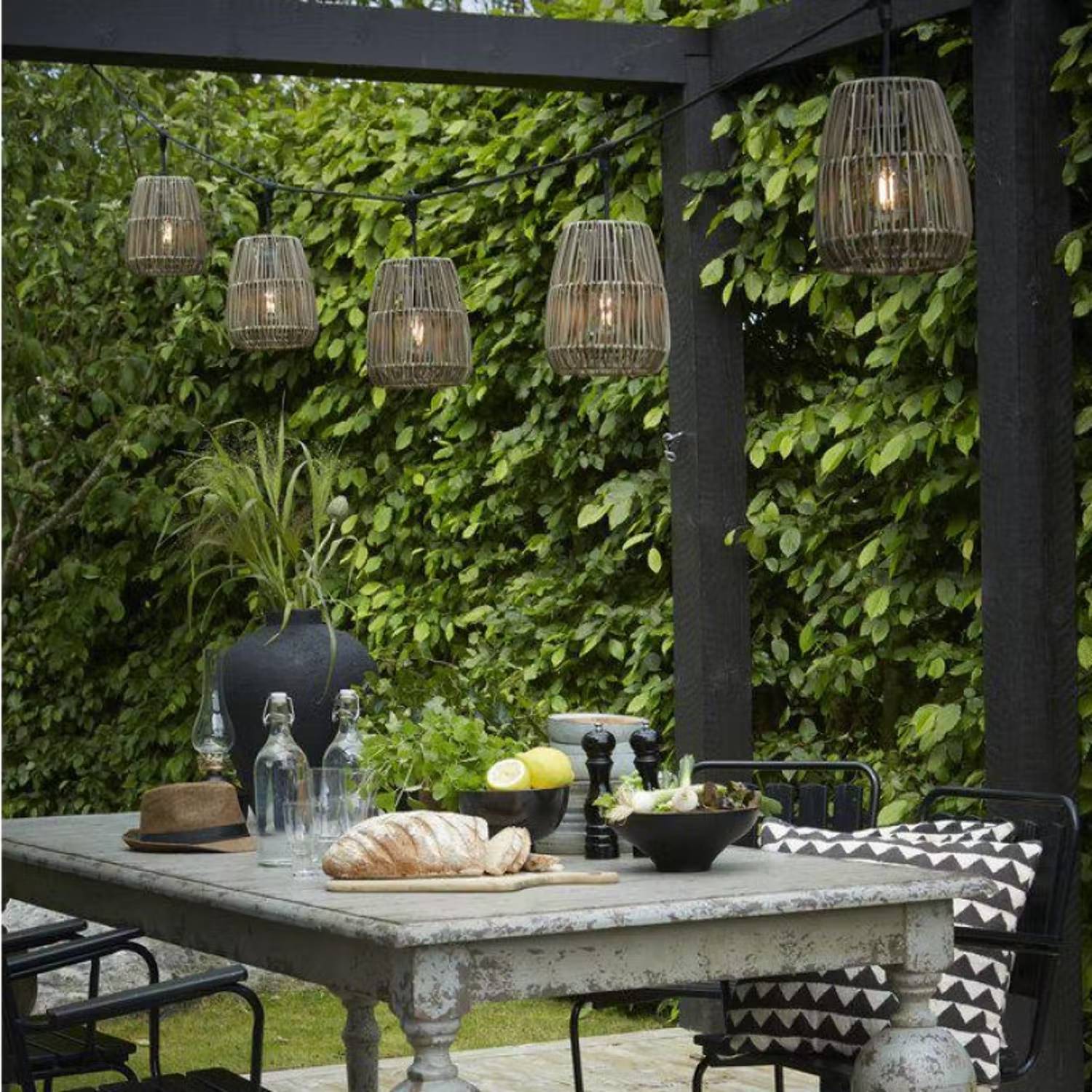 Inredningstips altan ljusslinga